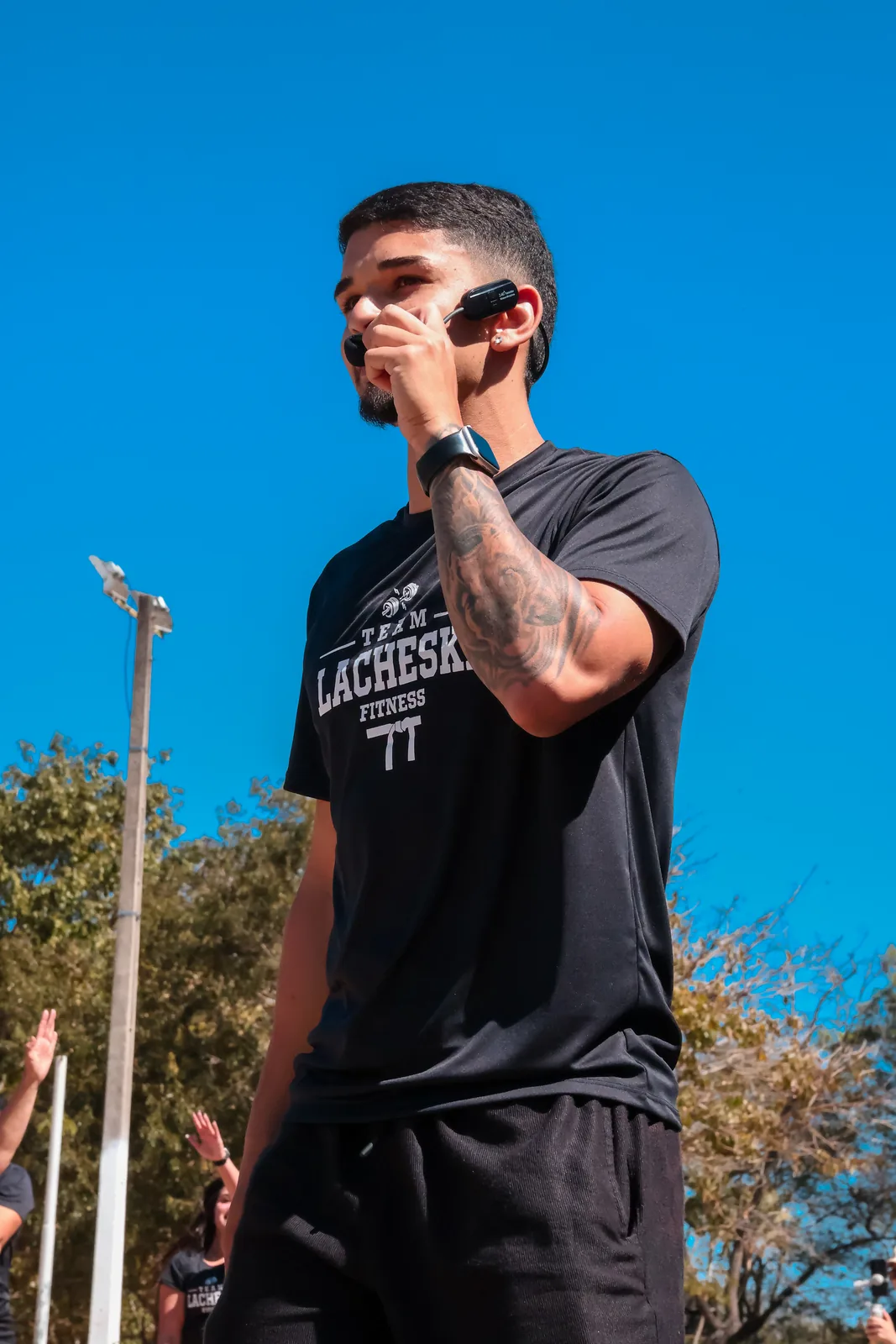 Paulo Lacheski como profissional de Educação Física